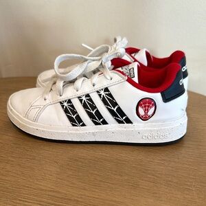 Adidas White and Black Superstar Sneakers